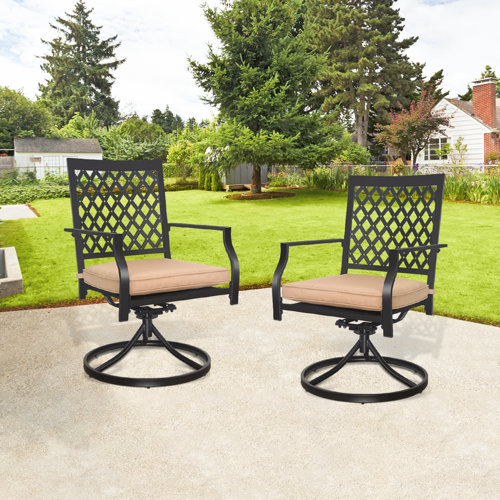 Swivel Patio Dining Chairs Wayfair